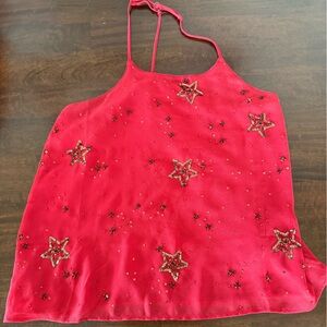 Free People Red Starry Kids Dress